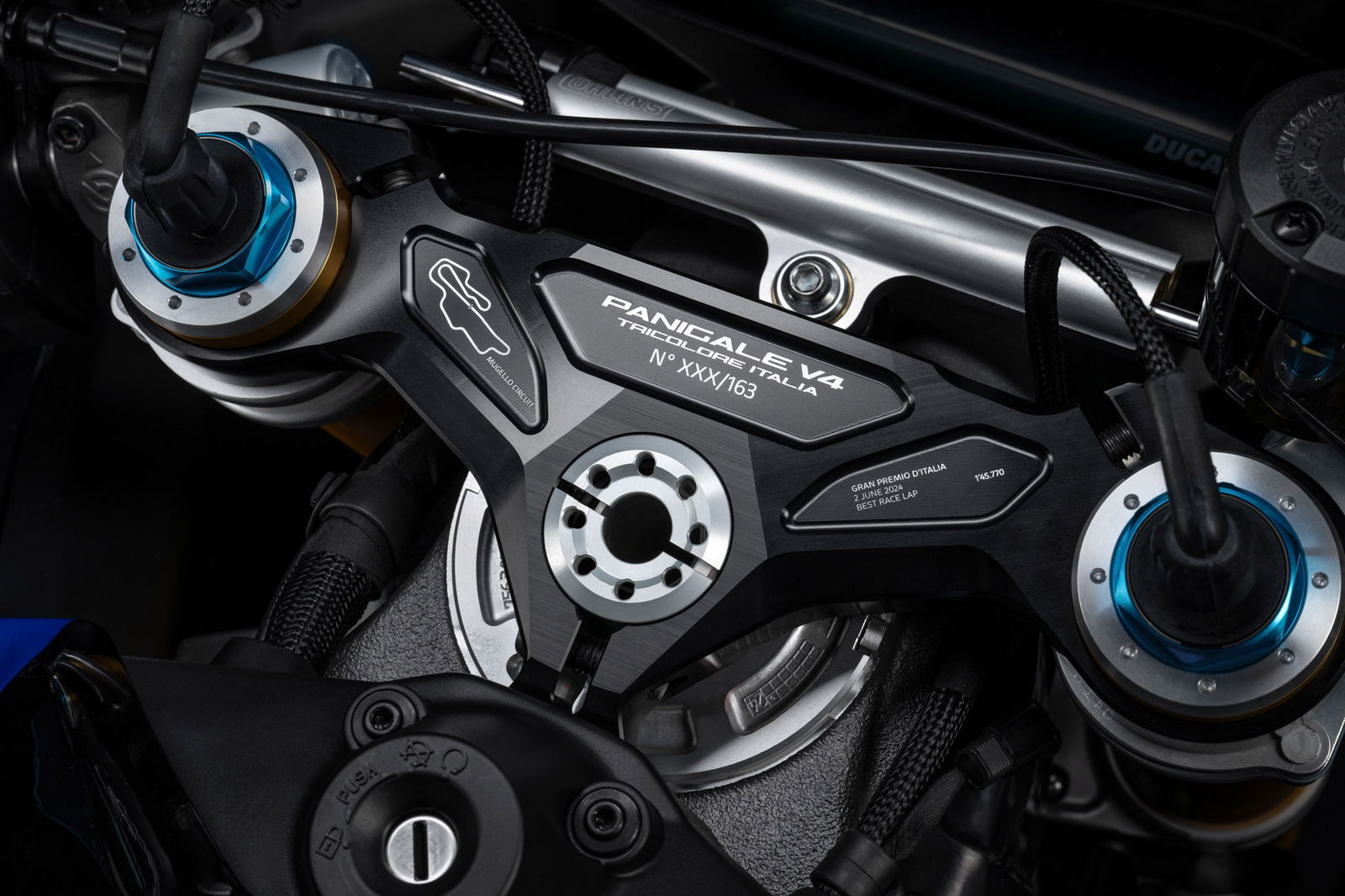 Each bike will also be numbered on the top clamp